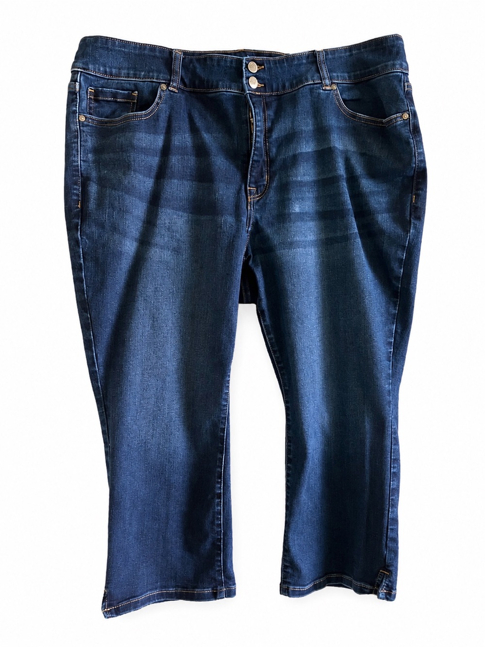 Lane Bryant Size 24 High-Rise Skinny Jeans Dark Wash Flex Magic Waistband